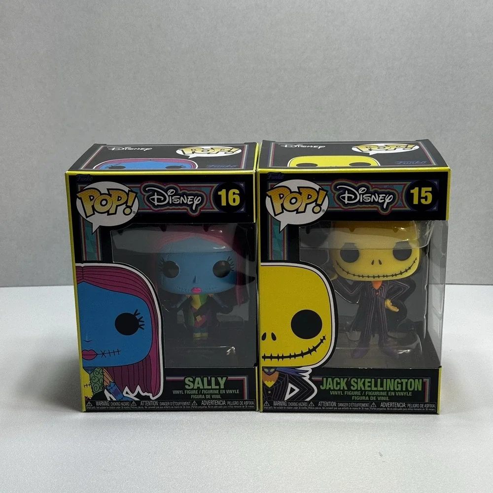 Funko Pop nightmare before christmas blacklight full set 809, 807, 71, 39, 16 15